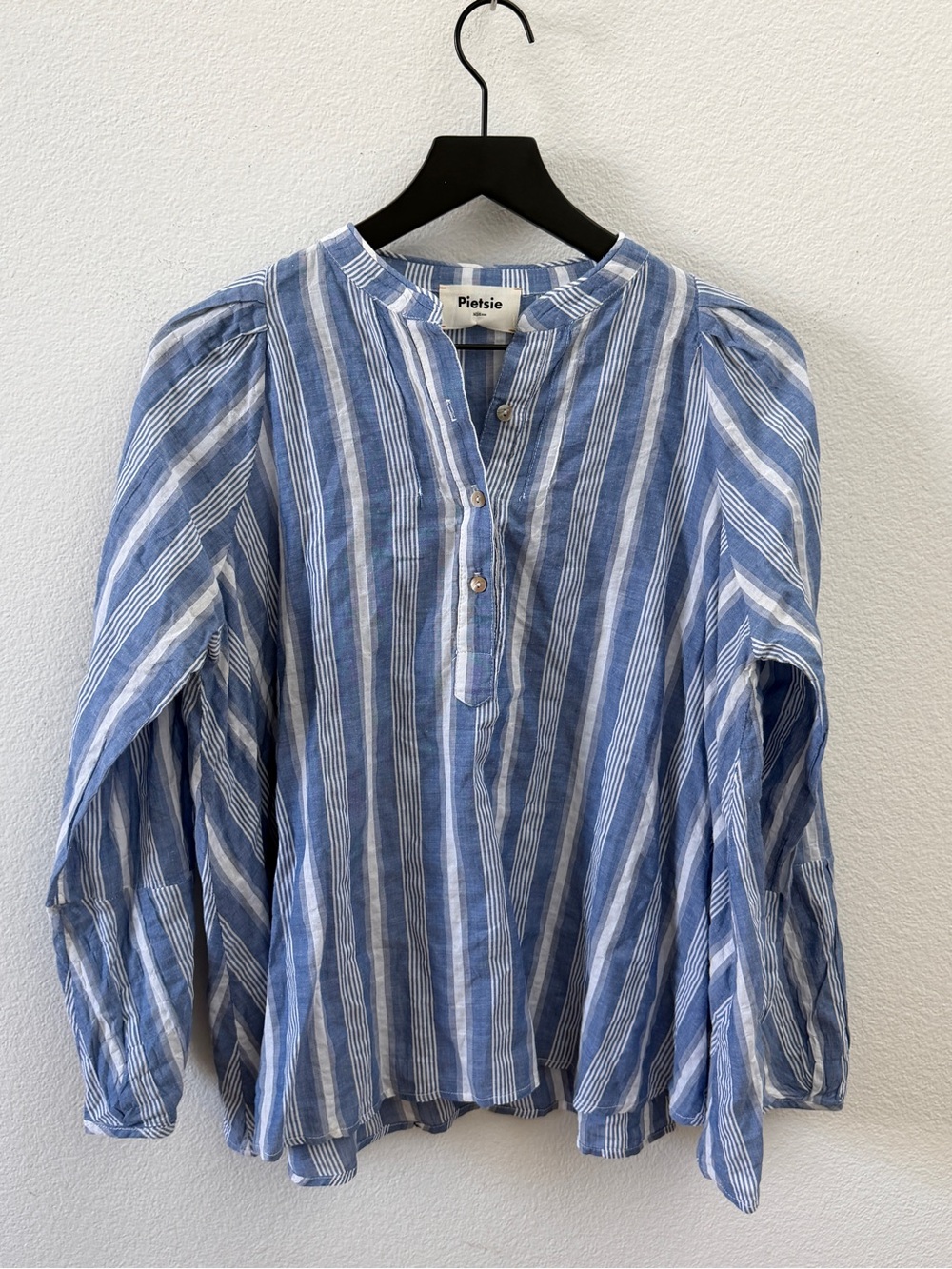 Pietsie Atlin Top M Medium in blue striped - Picture 2 of 7